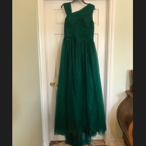 Emerald green dress